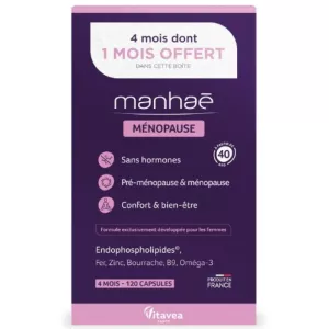 Manhaé - Féminité Ménopause - 4 mois dont 1 offert