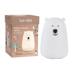 Luc et Léa - Veilleuse doudou ourson