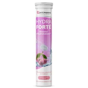 Forté Pharma - Hydra Forté booster d'hydratation goût cerise - 24 comprimés effervescents