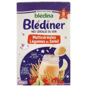 Blédina - Blediner Multicereales Legumes Soleil dès 8mois - 240G