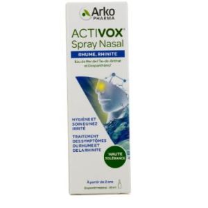 Activox - spray nasal rhume, rhinite - 20ml