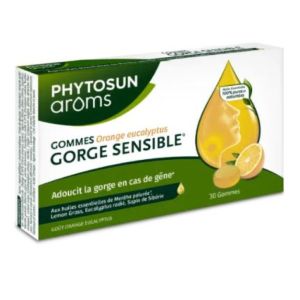 Phytosun aroms - Gommes gorge sensible - 30 gommes